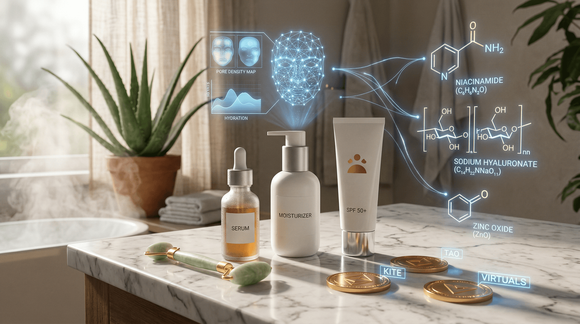 Bittensor AI Skincare personalisiert Routinen