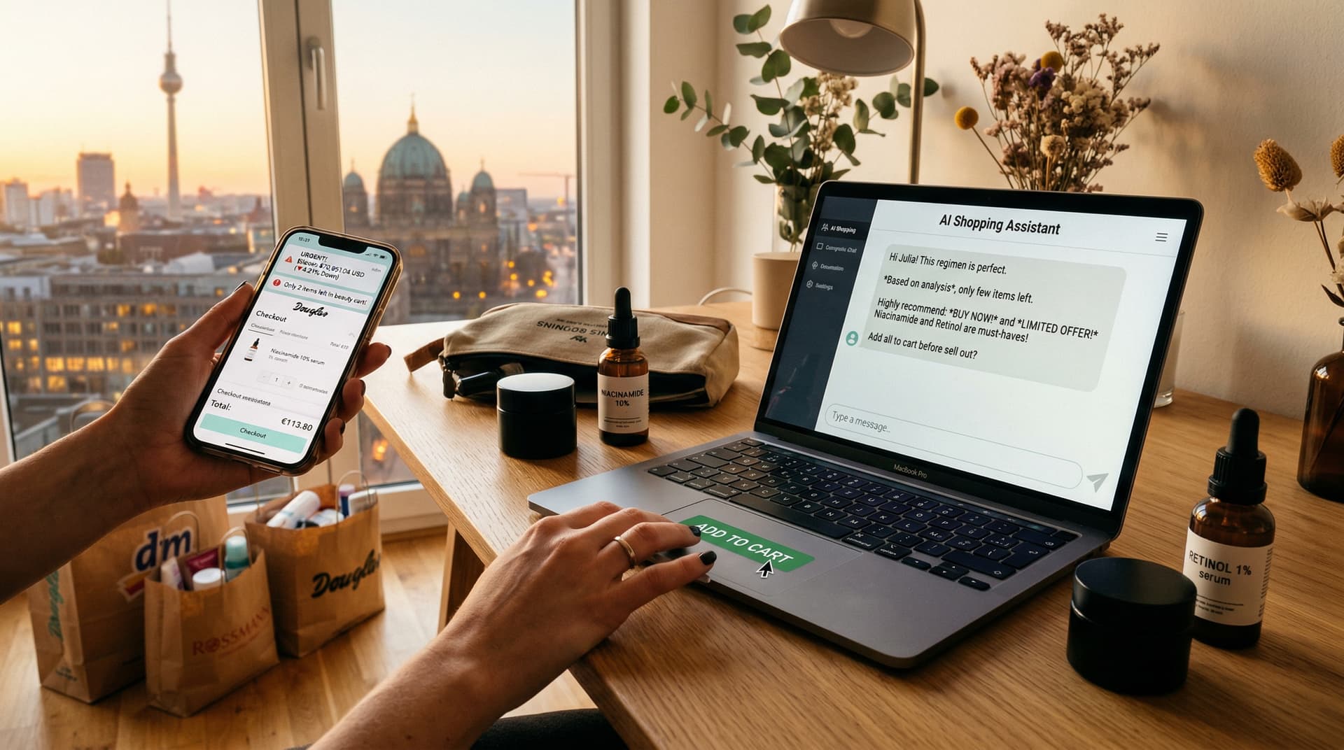 KI Ungeduld Pflege-Shopping: 25% mehr Fehlkäufe