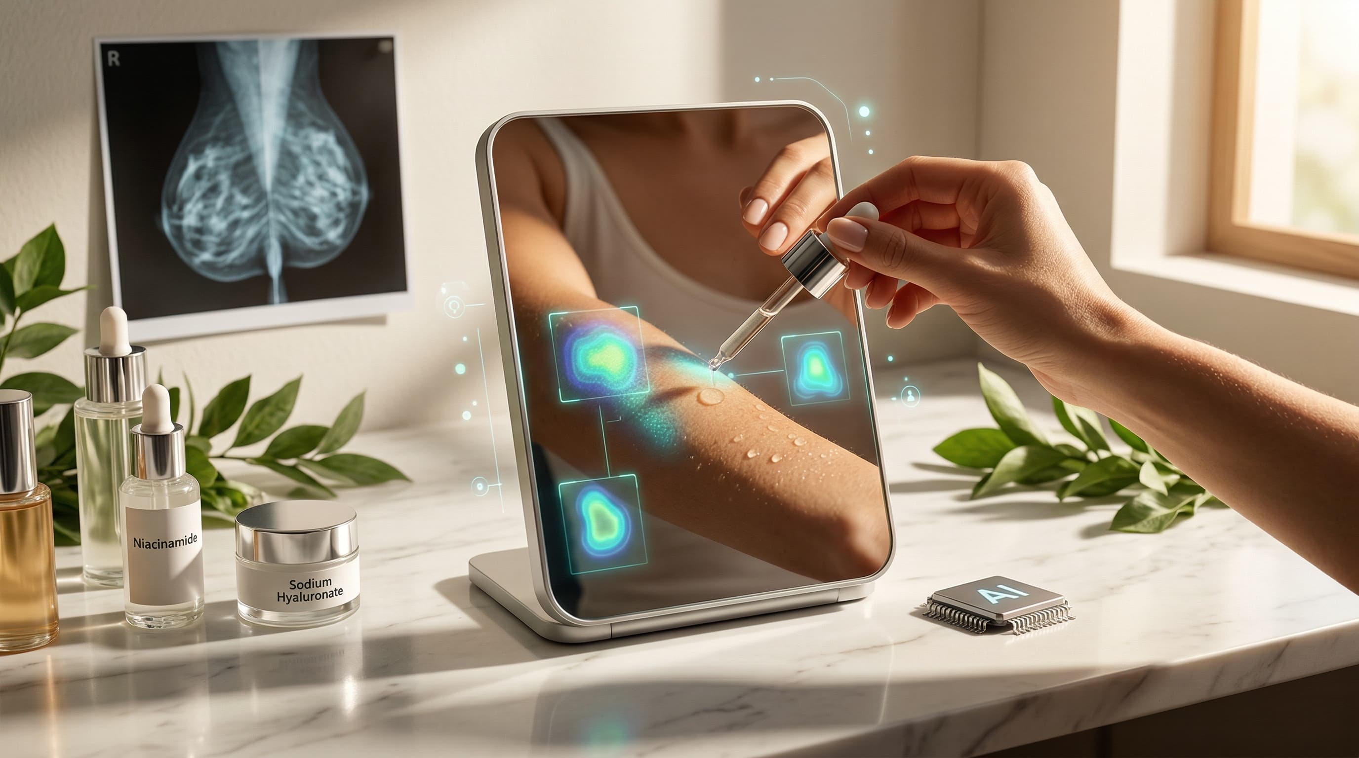 KI Brustkrebs Diagnose erreicht 95% Genauigkeit für Precision Skincare