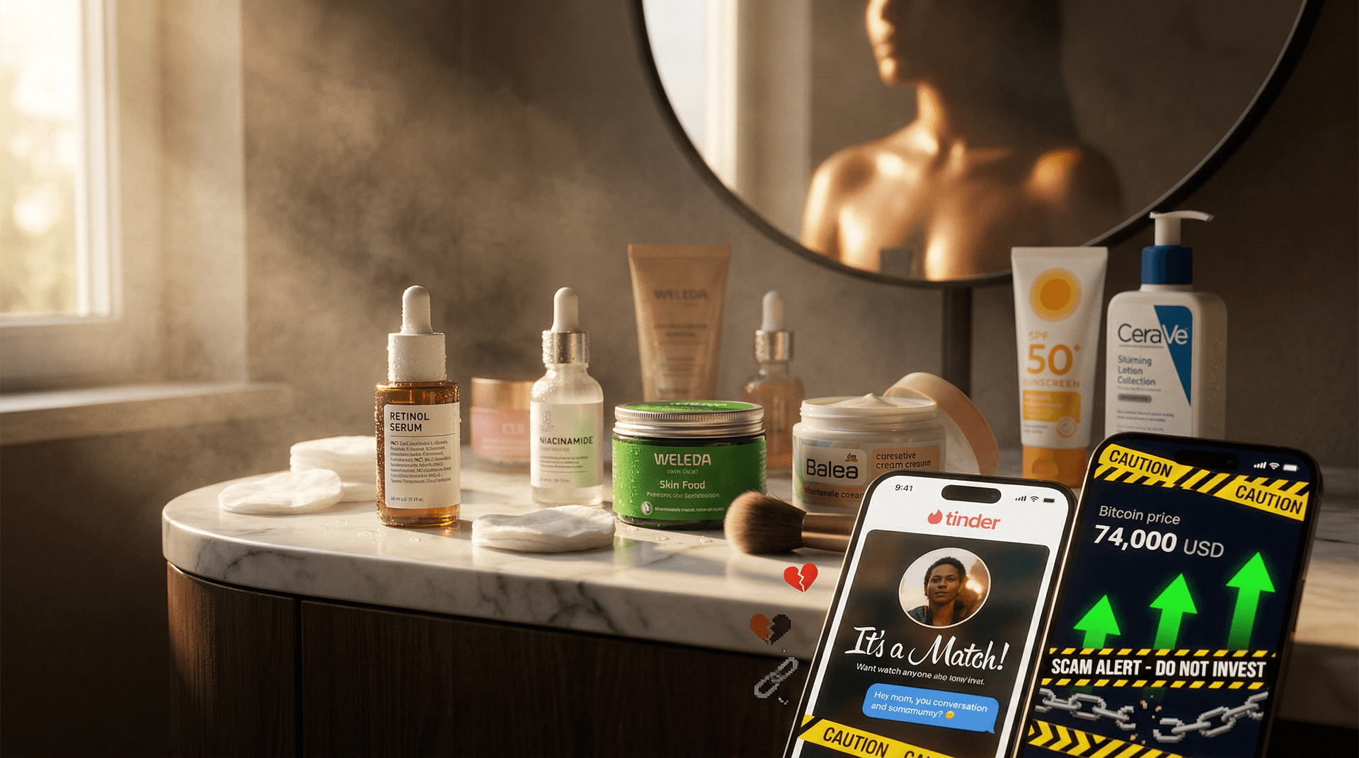 FBI zerschlägt Romance-Crypto-Scam: 5,4 Mio. USD Schaden an Glow-Up-Singles