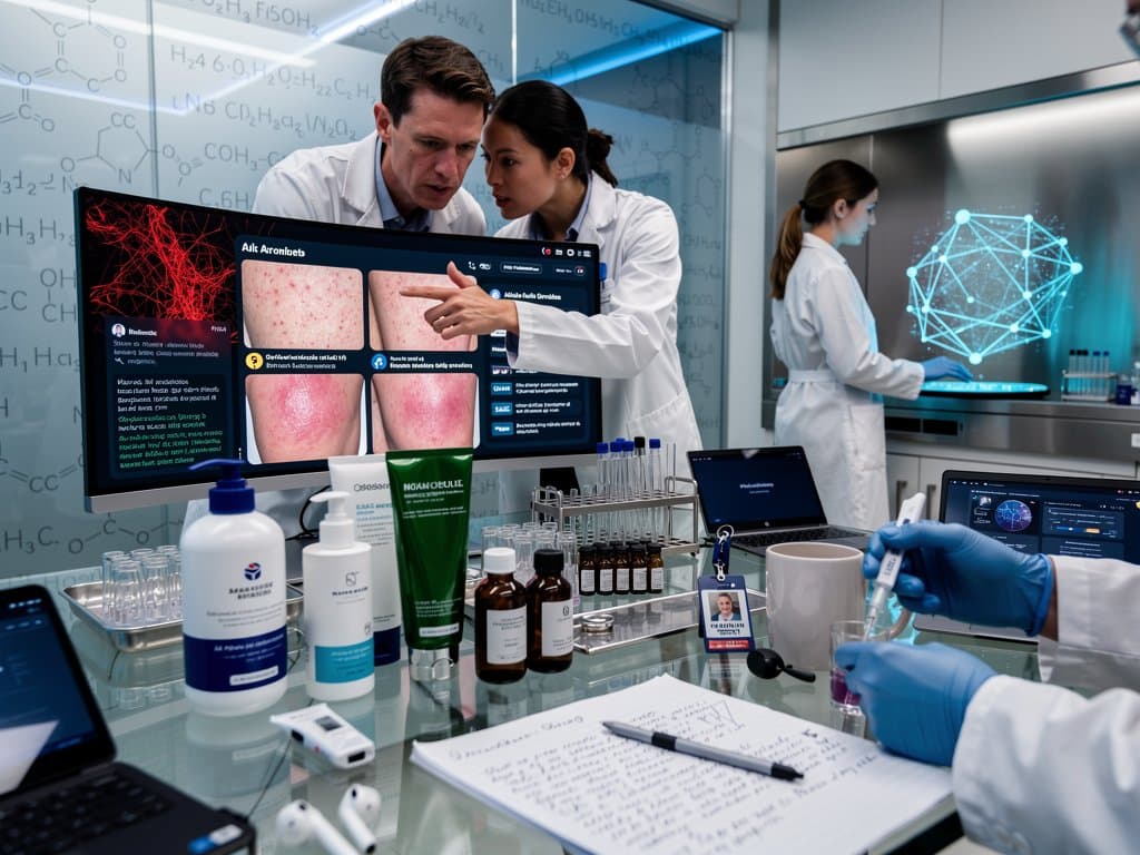 Labor-Monitor mit KI Chatbots Differenzialdiagnosen-Fehlern, Hautscans und CeraVe INCI-Listen